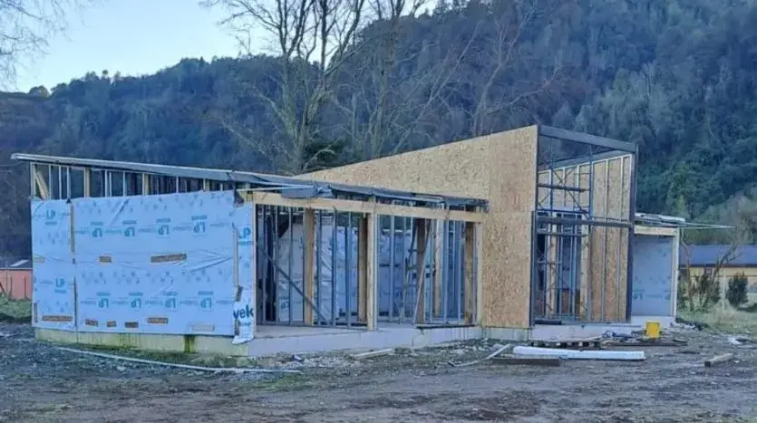 Parcela, Casa en construcción, Chamiza, Puerto Montt