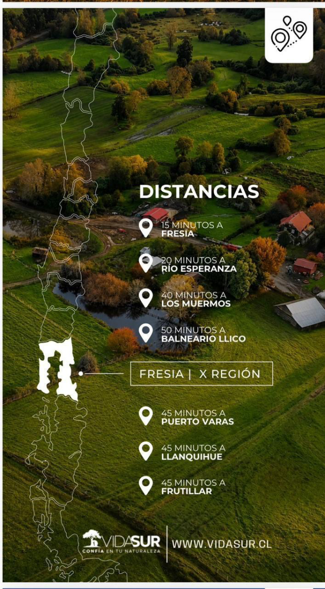 Parcelas 5.000m2 con agua en región de Los Lagos  — foto 2