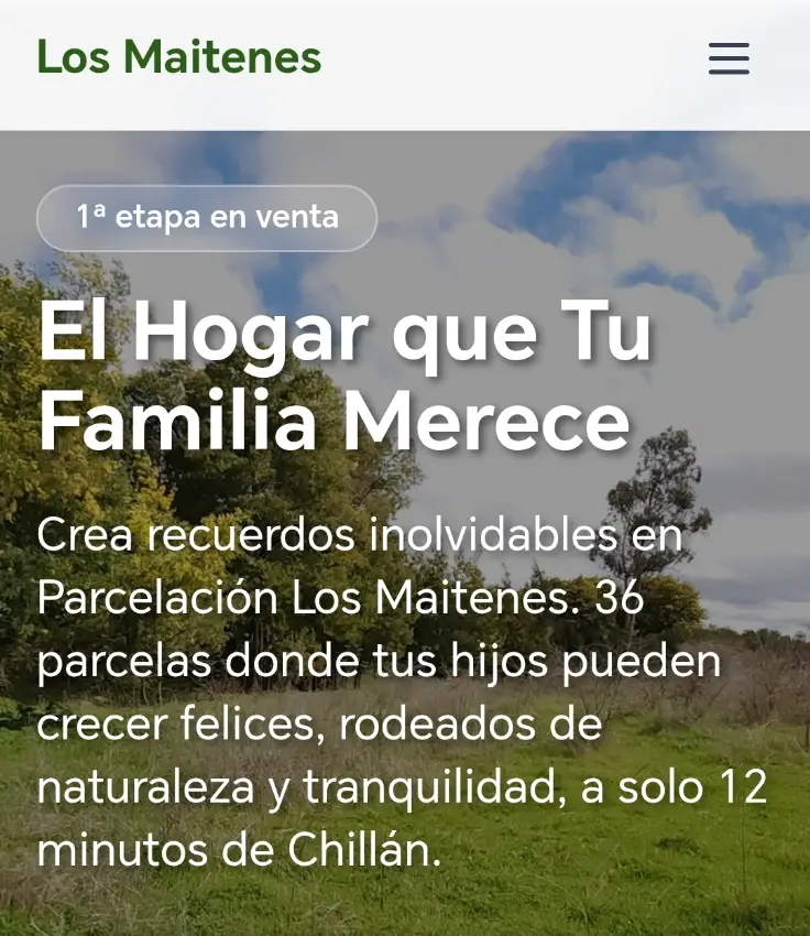 Parcela 5000m2, Chillán 