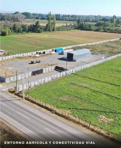 Terreno 10.000 m² en Chillán con galpón, agua y electricidad — foto 3