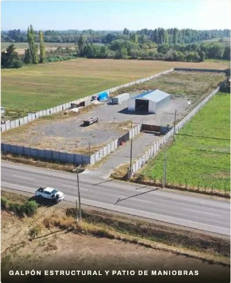 Terreno 10.000 m² en Chillán con galpón, agua y electricidad — foto 2