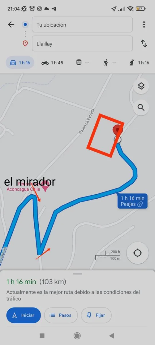 Parcela de 5500 metros cuadrados a una hora de Santiago, foto 4
