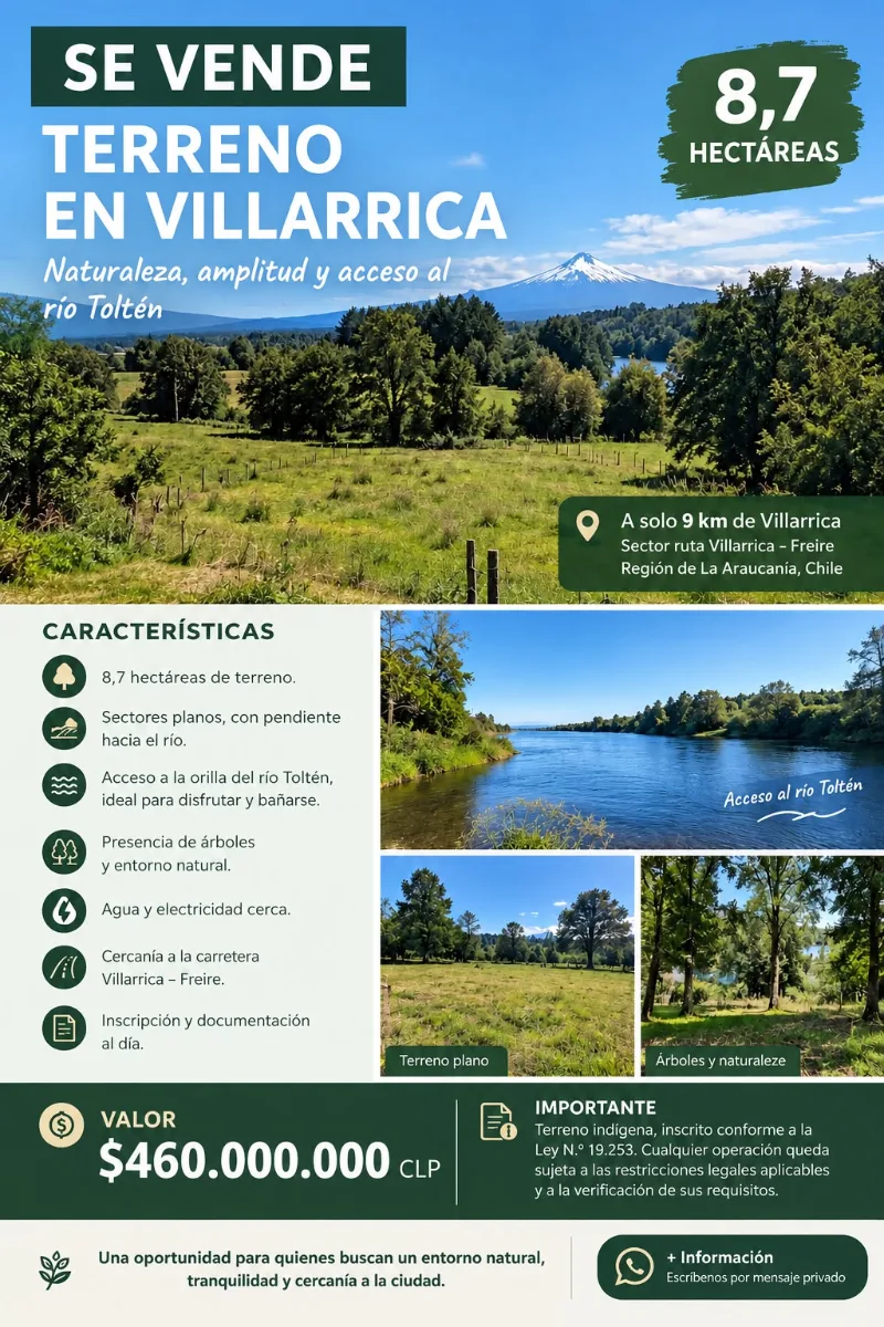 Terreno Villarrica -Freire, foto 1