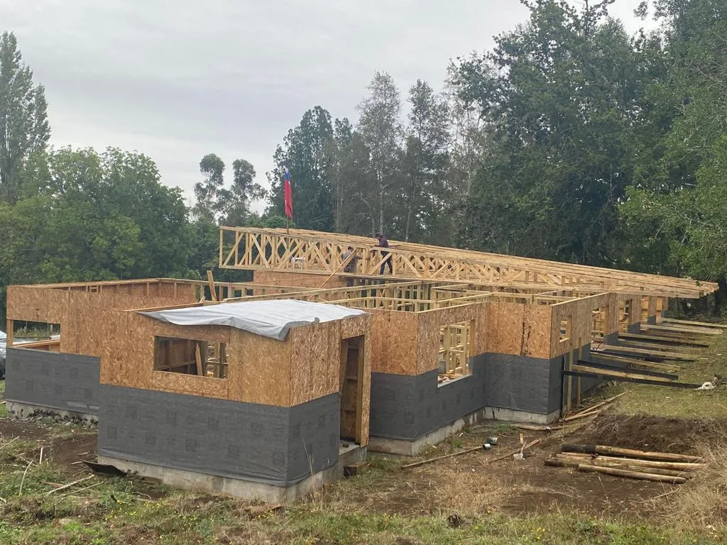 Parcela Villarrica con casa en construcción, foto 2