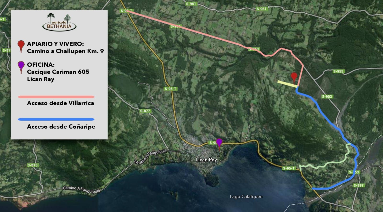 Loteo Challupen Alto LicanRay -Coñaripe